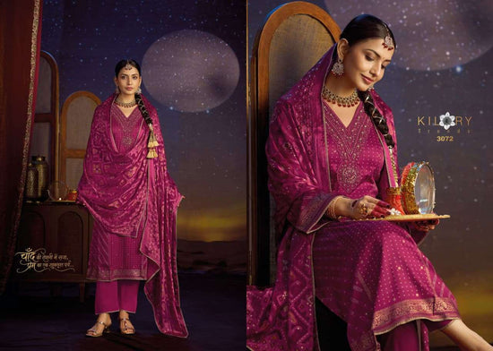 Kilory Shrungar Pure Gajji Silk Dress Material