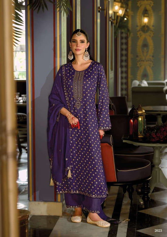 Kilory Sone Ki Dor Pure Gajji Silk Dress Material - Amrah Wholesale