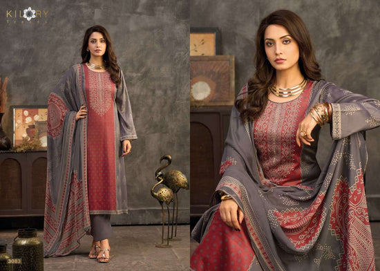Kilory Sunheri Pure Gajji Silk Dress Material