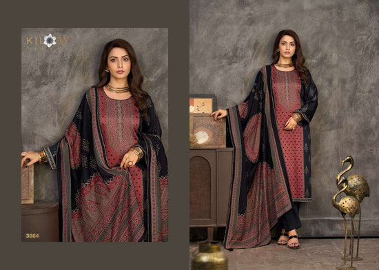 Kilory Sunheri Pure Gajji Silk Dress Material
