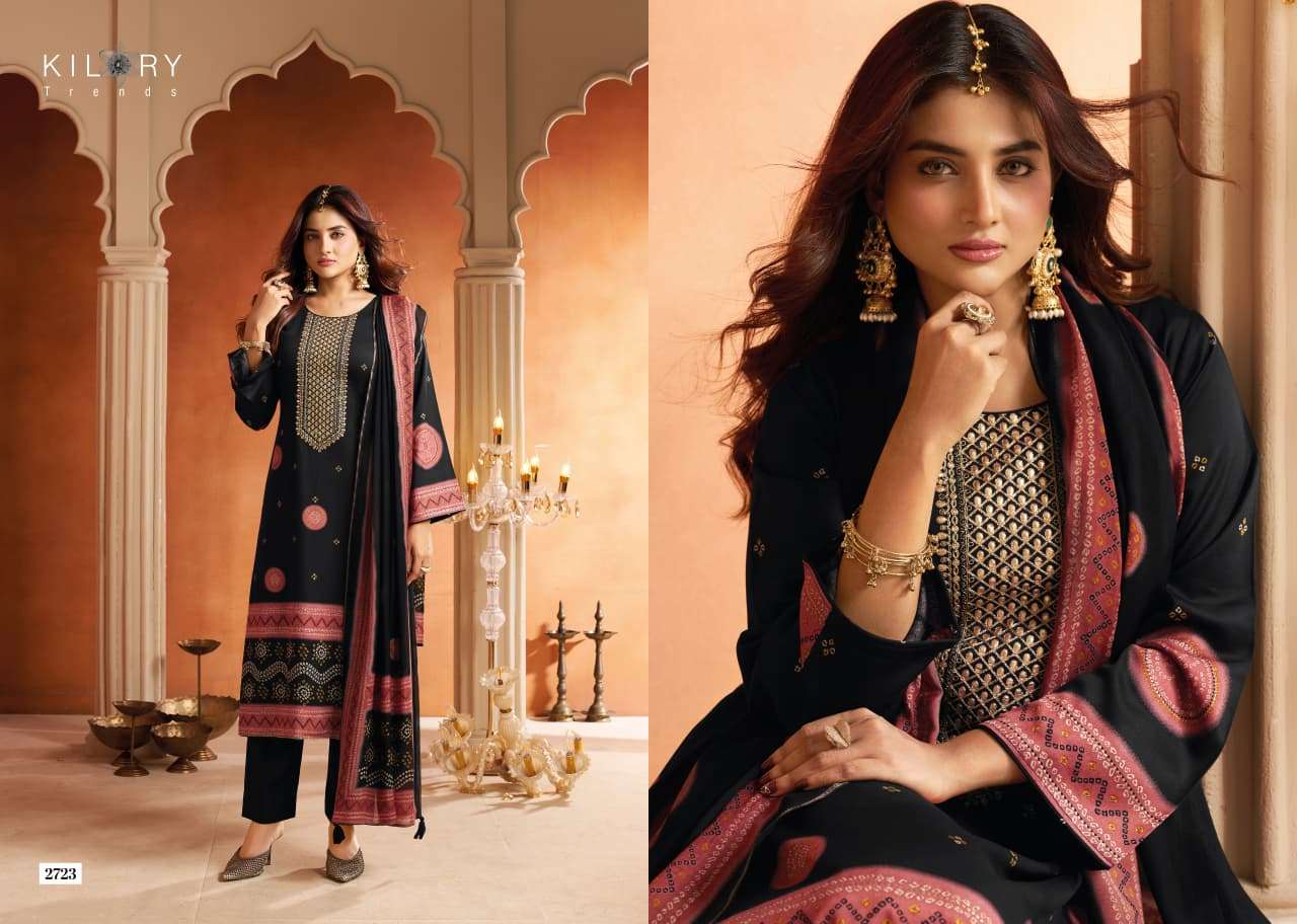 Kilory Tohfa Pure Gajji Silk Digital Print Dress Material