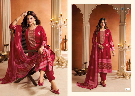 Kilory Tohfa Pure Gajji Silk Digital Print Dress Material