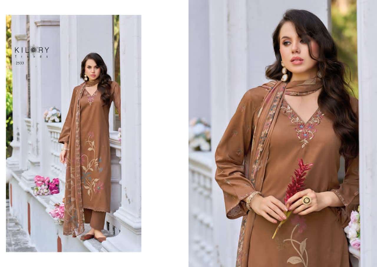 Kilory Zarina Dress Material Wholesale Catalogue - Amrah Wholesale