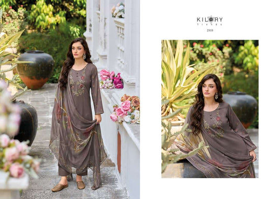 Kilory Zarina Dress Material Wholesale Catalogue - Amrah Wholesale
