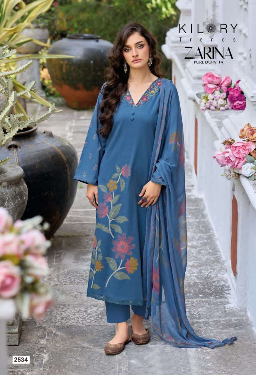 Kilory Zarina Dress Material Wholesale Catalogue - Amrah Wholesale
