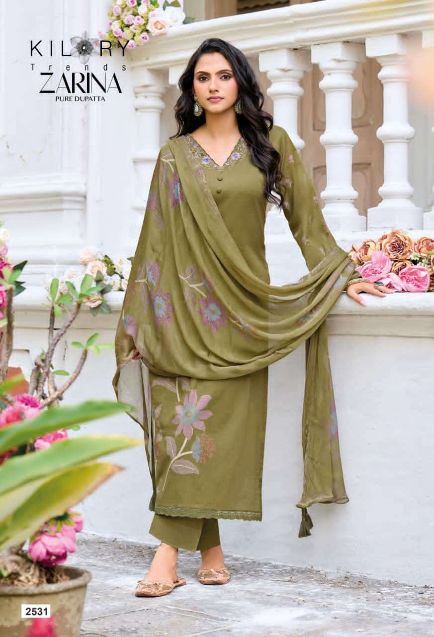 Kilory Zarina Dress Material Wholesale Catalogue - Amrah Wholesale