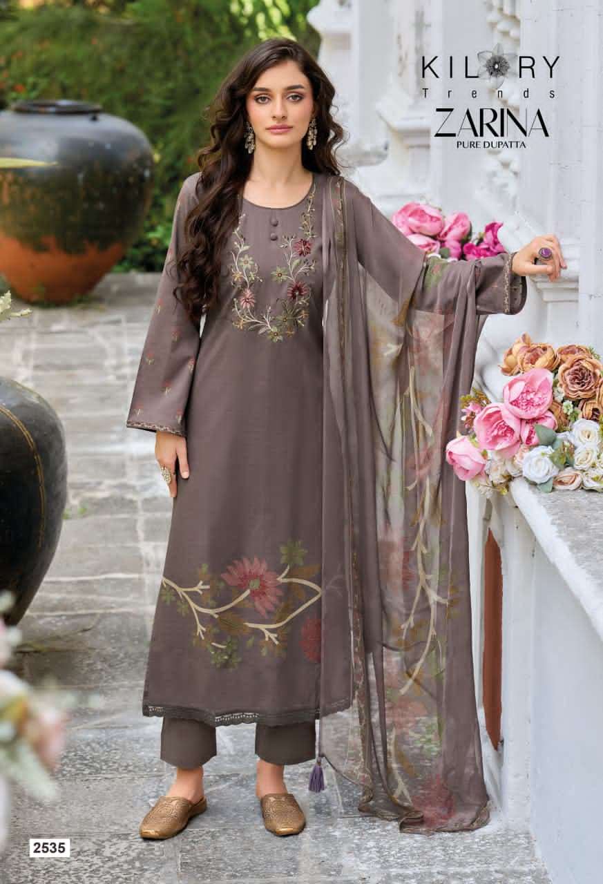 Kilory Zarina Dress Material Wholesale Catalogue - Amrah Wholesale