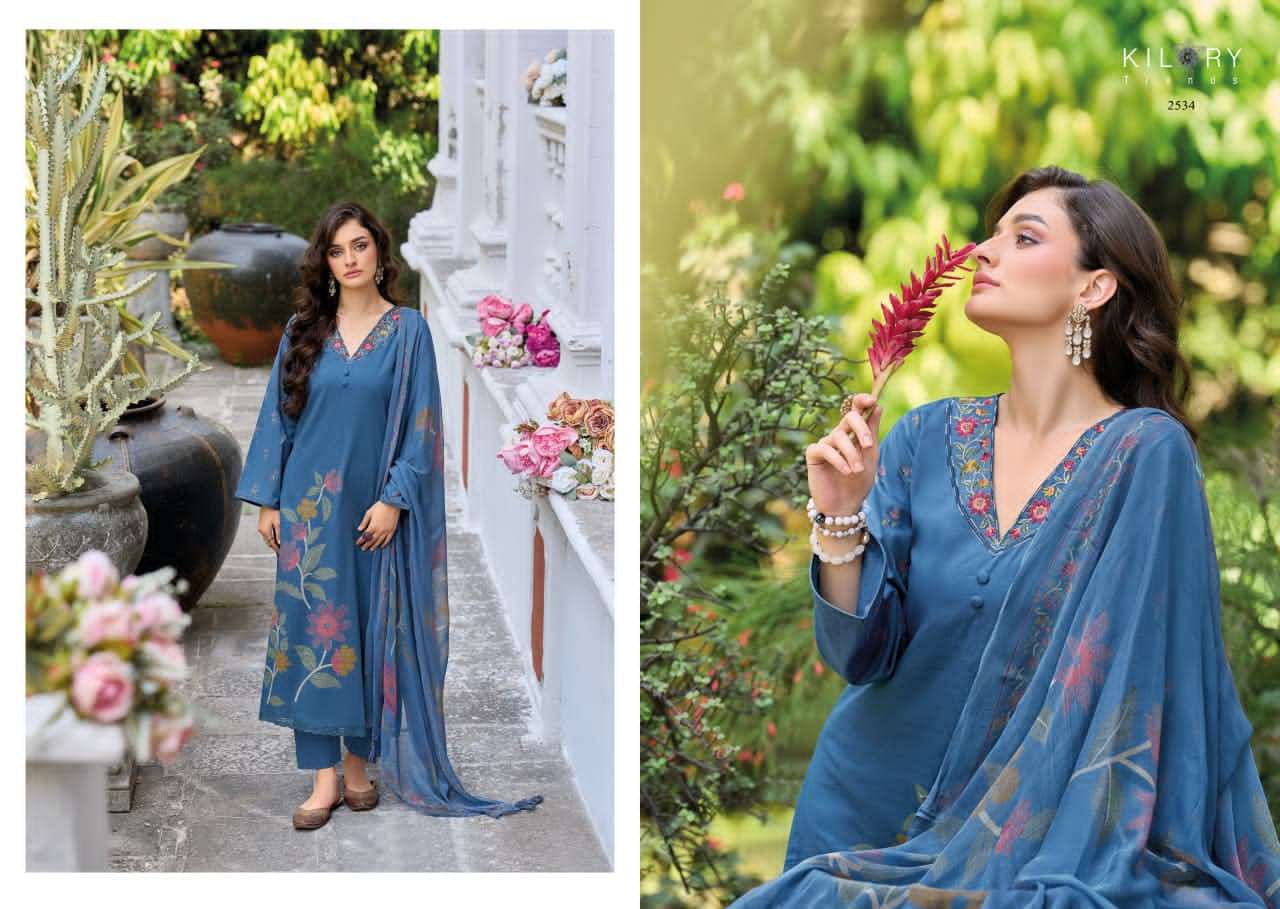 Kilory Zarina Dress Material Wholesale Catalogue - Amrah Wholesale