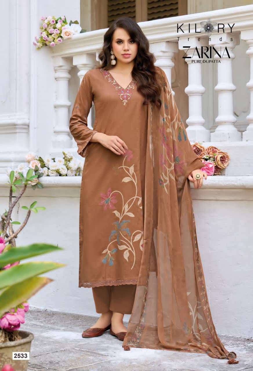 Kilory Zarina Dress Material Wholesale Catalogue - Amrah Wholesale