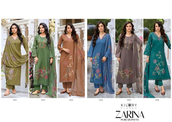Kilory Zarina Dress Material Wholesale Catalogue - Amrah Wholesale