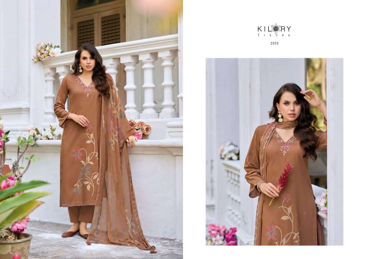 Kilory Zarina Dress Material Wholesale Catalogue - Amrah Wholesale
