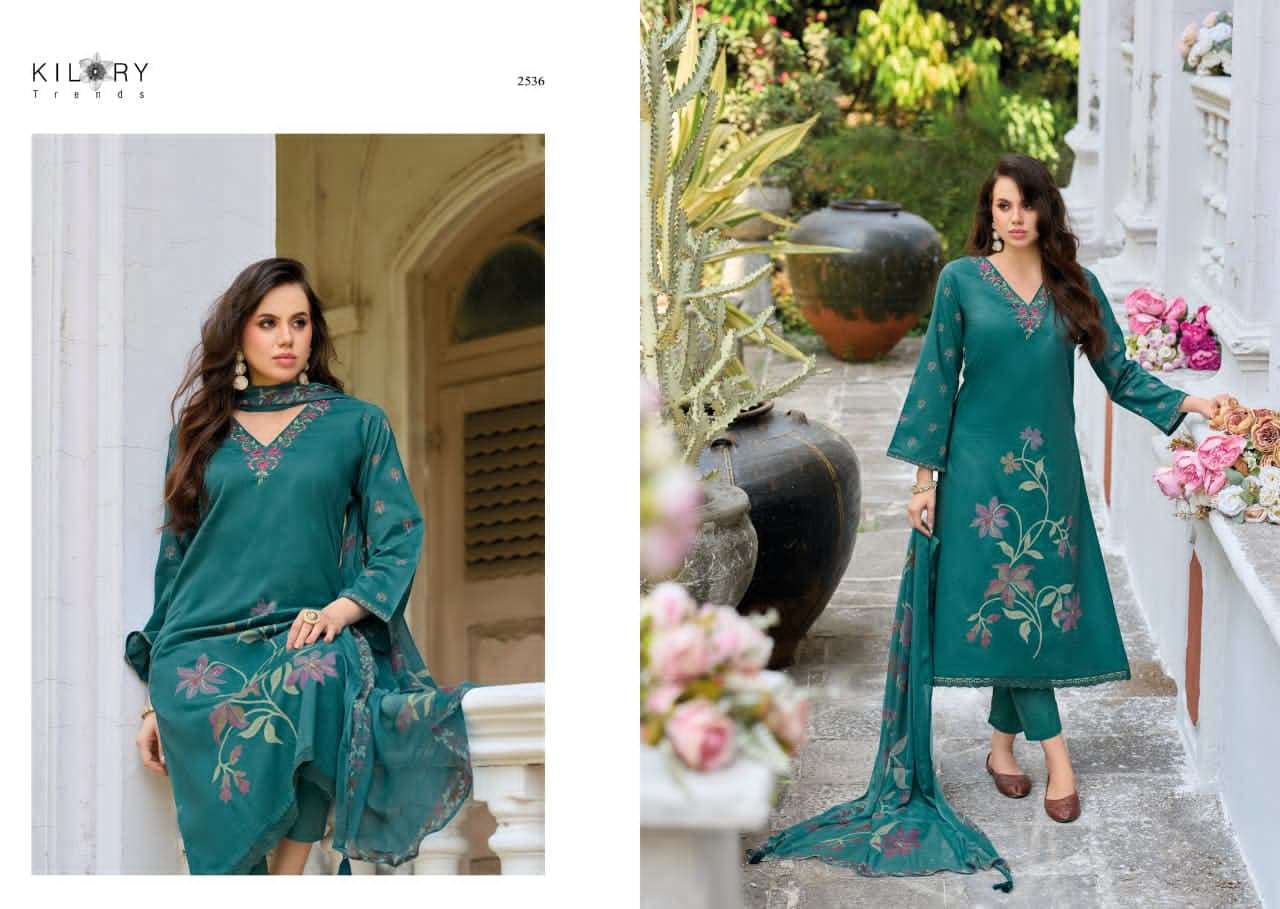 Kilory Zarina Dress Material Wholesale Catalogue - Amrah Wholesale
