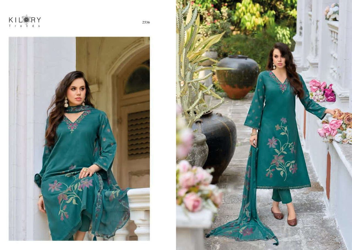 Kilory Zarina Dress Material Wholesale Catalogue - Amrah Wholesale