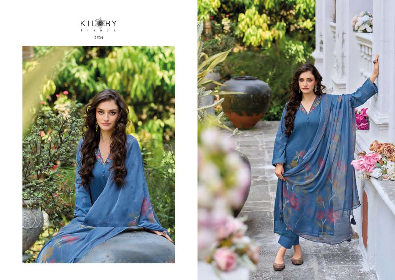 Kilory Zarina Dress Material Wholesale Catalogue - Amrah Wholesale