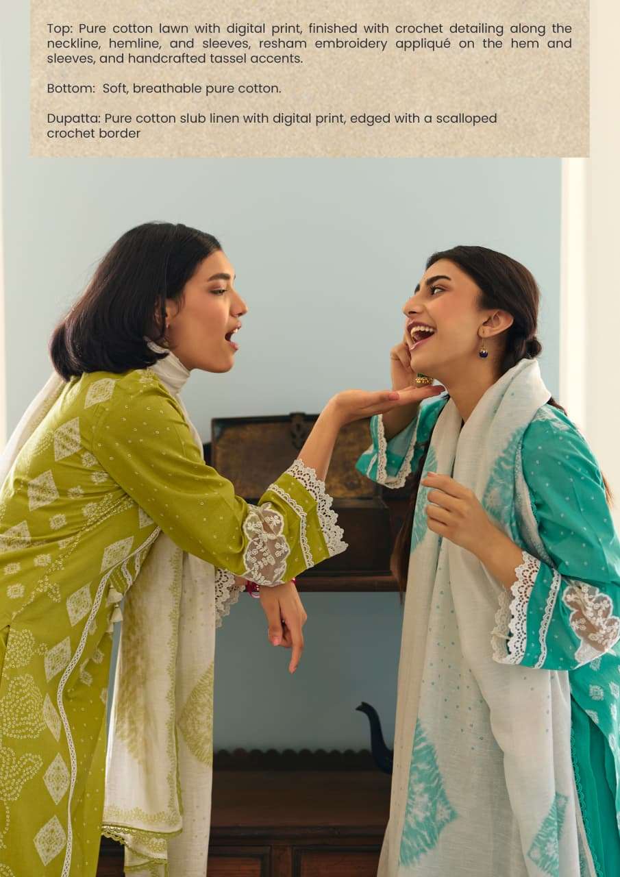 Kimora Amaaanat Cotton Lawn Printed Unstitched Pakistani Suit