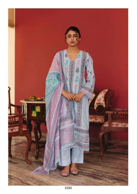 Kimora Khatta-Meetha Cotton Lawn Dress Material Wholesale