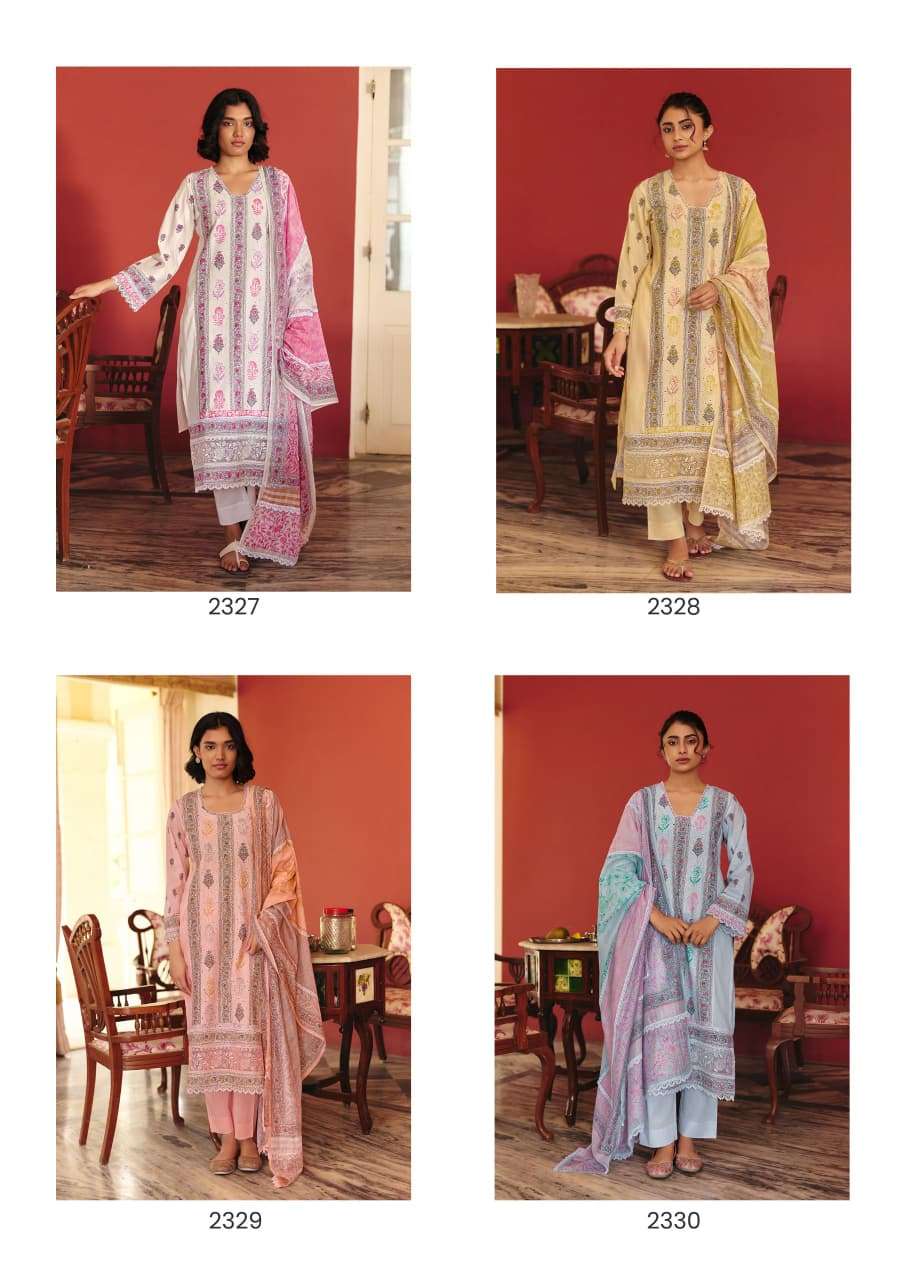Kimora Khatta-Meetha Cotton Lawn Dress Material Wholesale
