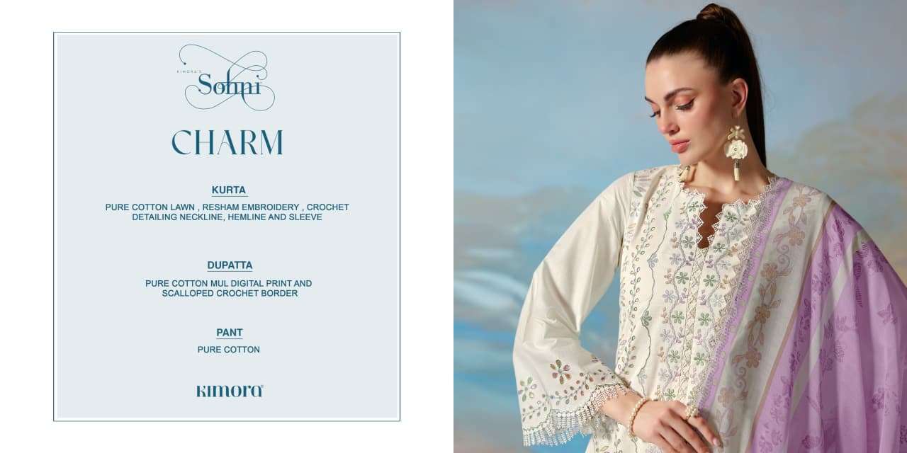 KIMORA CHARM Dress Material - Amrah Wholesale