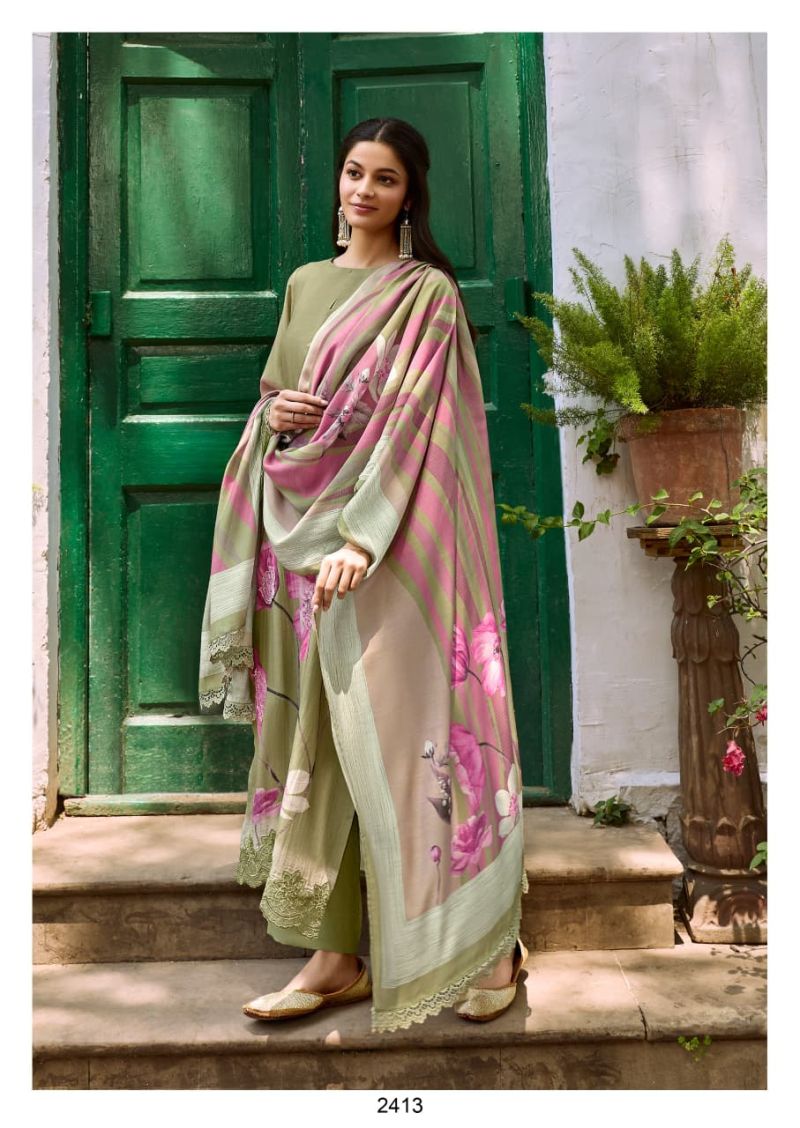 Kimora Dehri Vol 92 Muslin Digital Printed Patch Embroidery Salwar Kameez - Amrah Wholesale