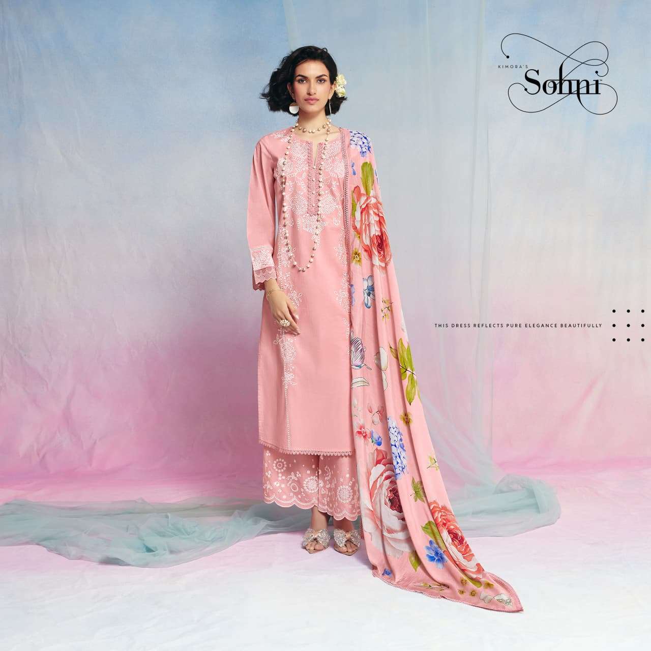 Kimora Fairy 691-694 Cotton Lawn Dress Material Wholesale Surat