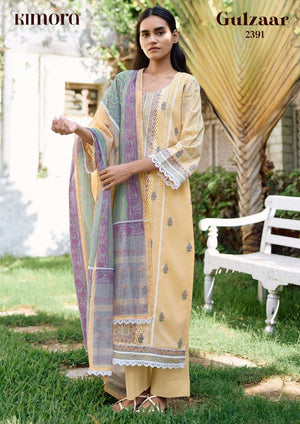 KIMORA Gulzaar 28 Cotton Pakistani Suit