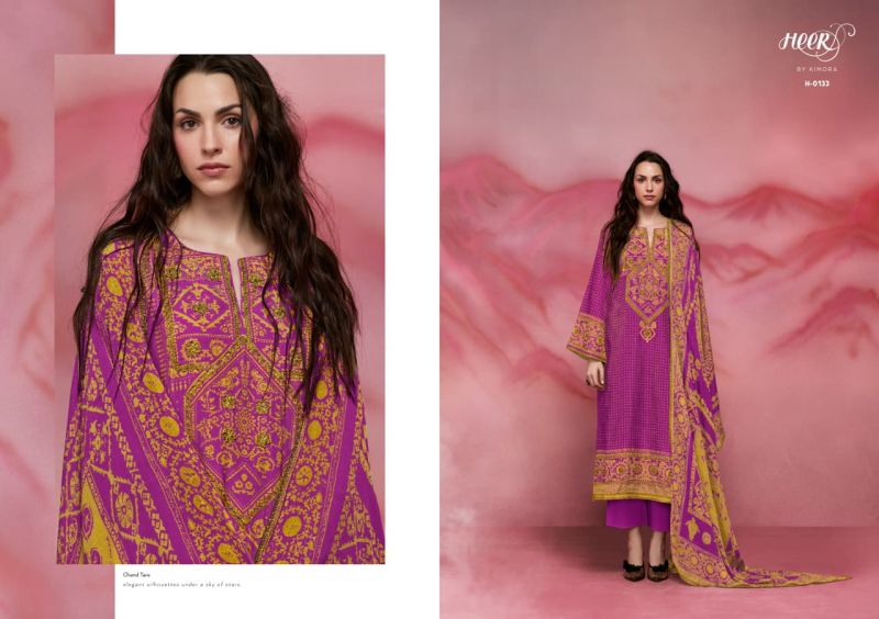 Kimora Heer Chand Tare 2 Maslin Vol 257 Muslin Dress Material