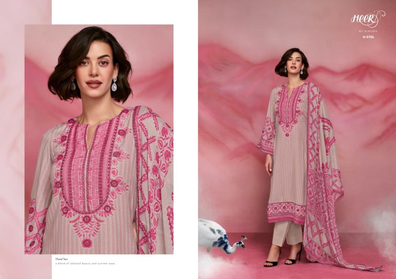 Kimora Heer Chand Tare 2 Maslin Vol 257 Muslin Dress Material