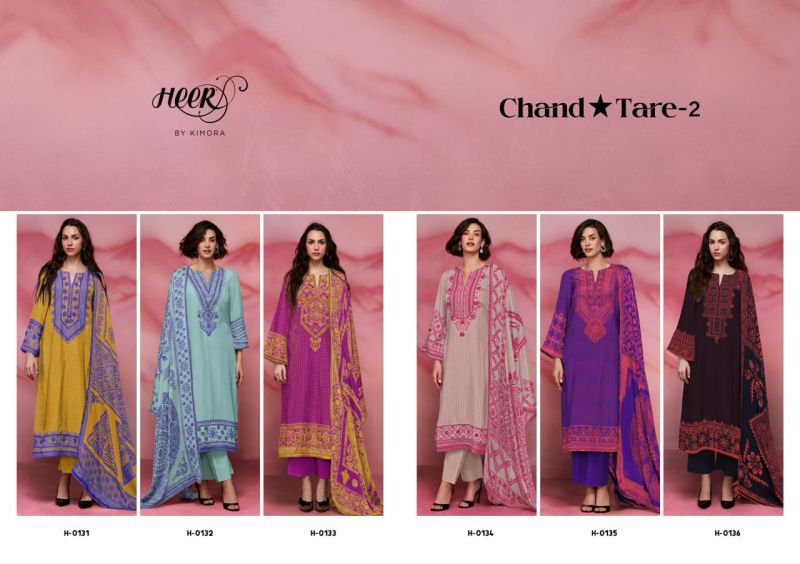 Kimora Heer Chand Tare 2 Maslin Vol 257 Muslin Dress Material