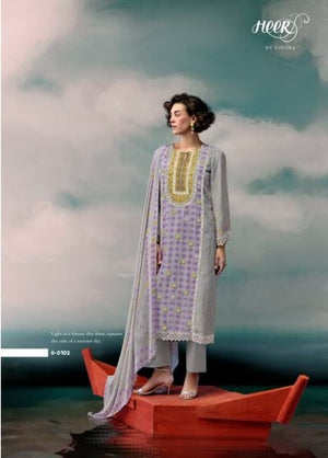 Kimora Heer Fairytale Vol 254 Muslin Designer Salwar Suit