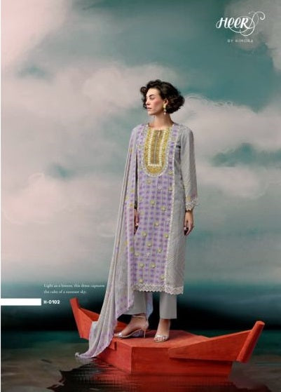 Kimora Heer Fairytale Vol 254 Muslin Designer Salwar Suit