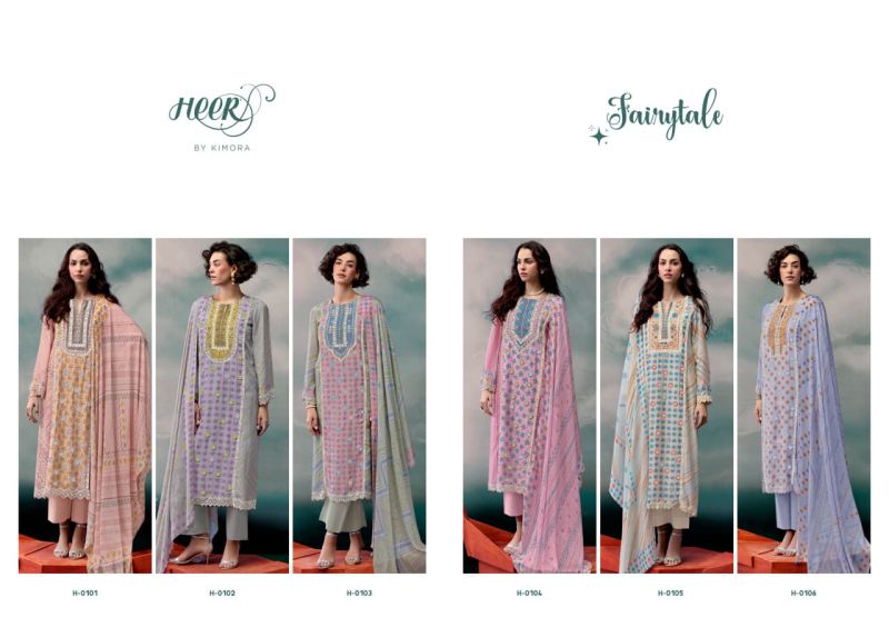 Kimora Heer Fairytale Vol 254 Muslin Designer Salwar Suit