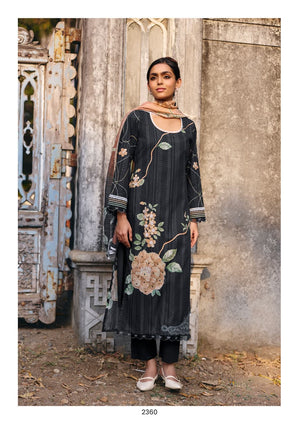 Kimora Jhilmil Vol 79 Lawn Cotton Embroidered Dress Material