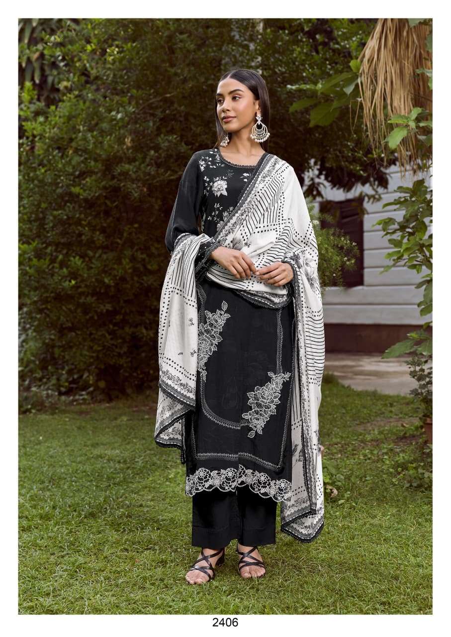 Kimora Roshnai Muslin Printed Pakistani Suit - Amrah Wholesale