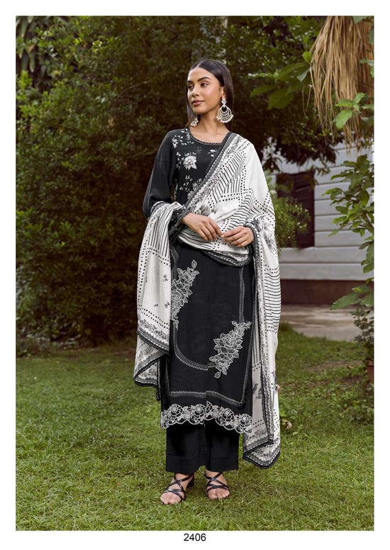 Kimora Roshnai Muslin Printed Pakistani Suit - Amrah Wholesale