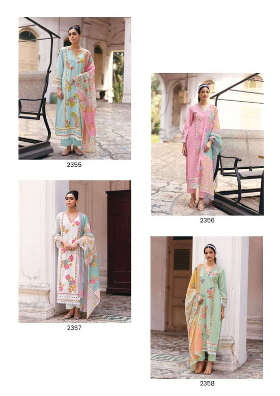 Kimora Saheli 2355 - 2358 Series Pakistani Suit Wholesale Catalogue - Amrah Wholesale