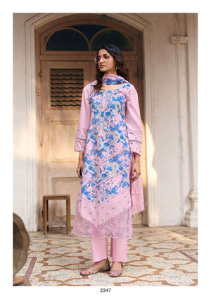 Kimora Sitaaree Cotton Printed Dress Material