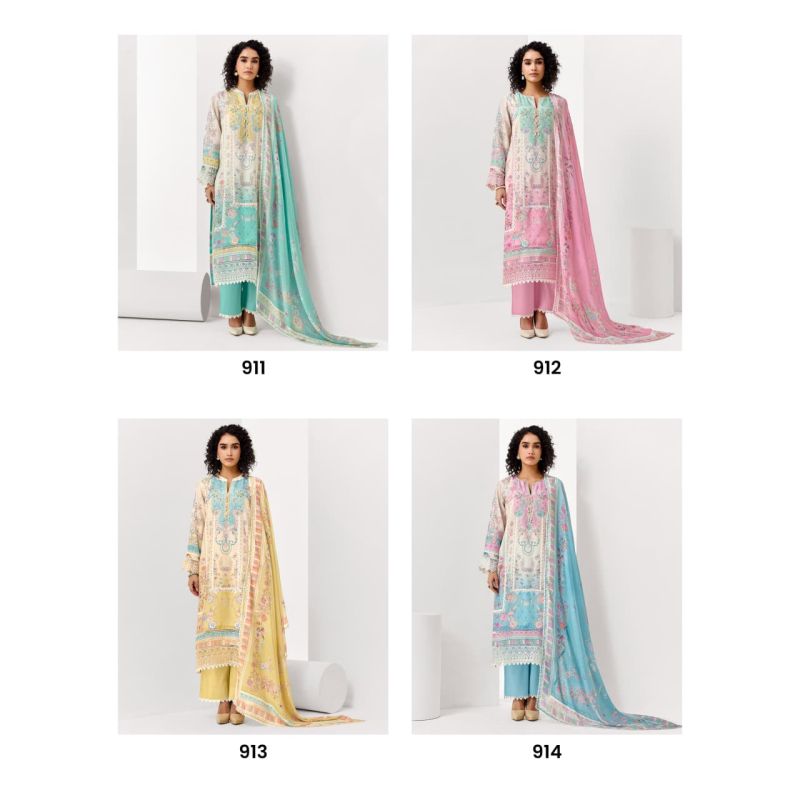 Kimora Sohni Beauty Vol 84 Muslin Embroidered Salwar Kameez