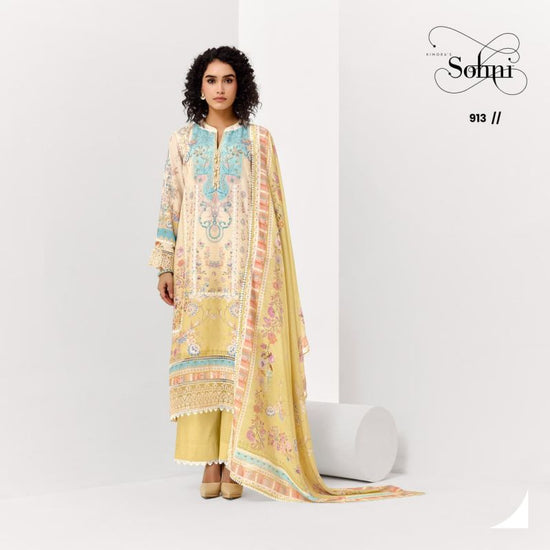 Kimora Sohni Beauty Vol 84 Muslin Embroidered Salwar Kameez