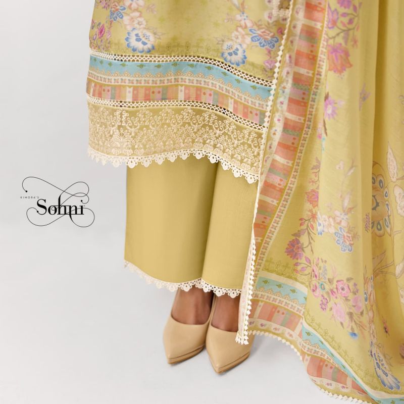 Kimora Sohni Beauty Vol 84 Muslin Embroidered Salwar Kameez