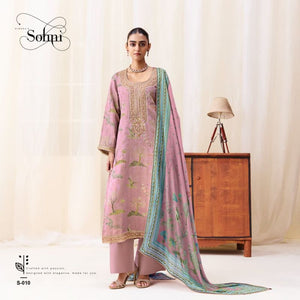 Kimora Sohni Bella Kanjivaram Weaving Dress Material