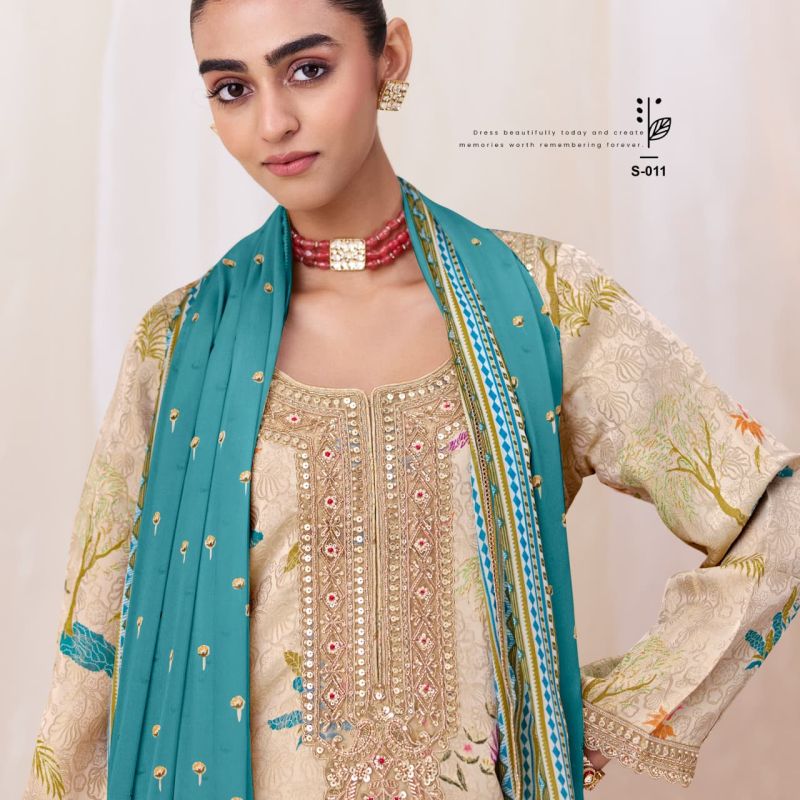 Kimora Sohni Bella Kanjivaram Weaving Dress Material