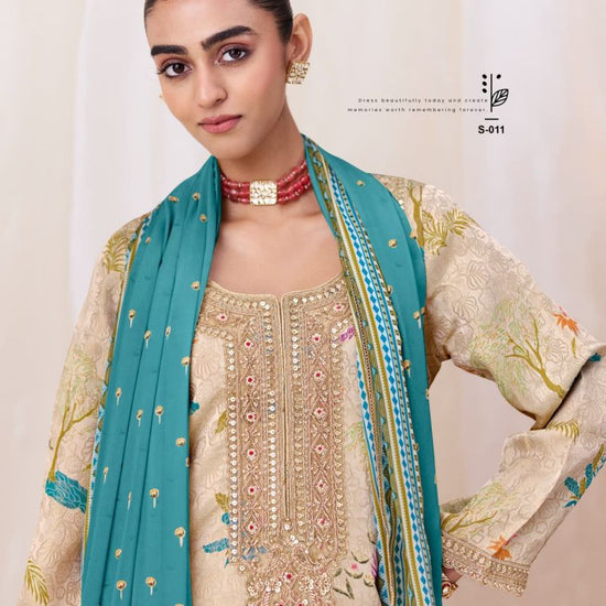Kimora Sohni Bella Kanjivaram Weaving Dress Material