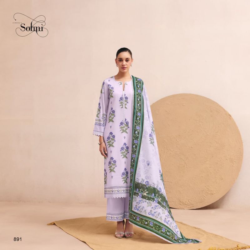 Kimora Sohni Chaap Vol 82 Pure Cotton Lawn Digital Printed Salwar Kameez Set - Amrah Wholesale