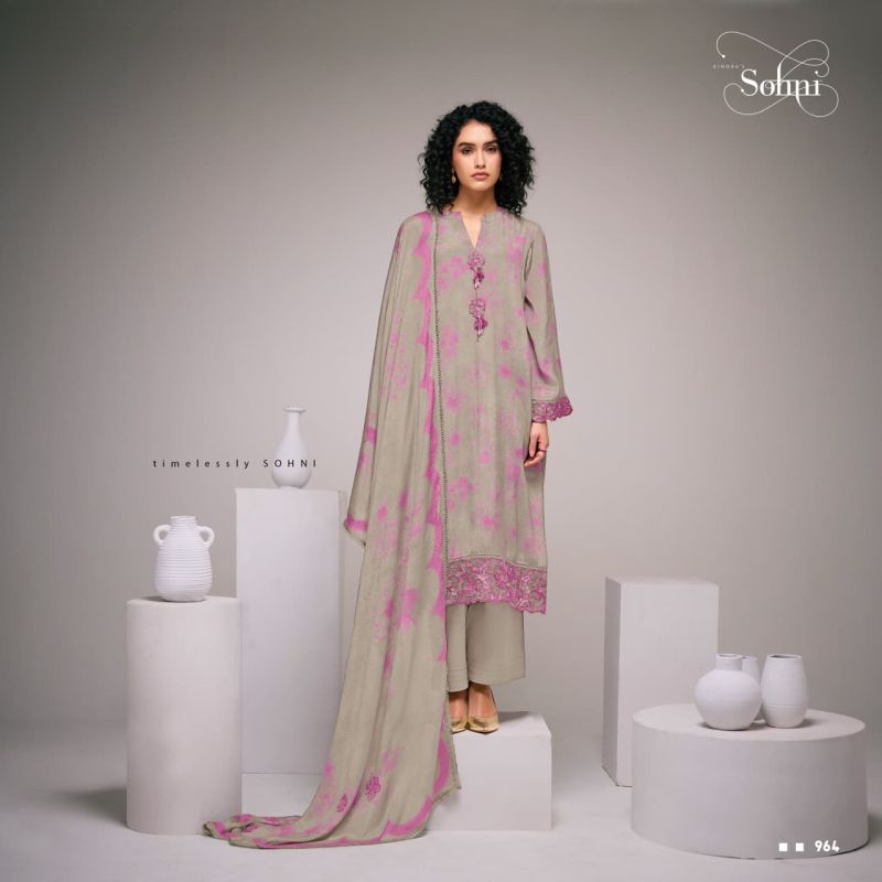 Kimora Sohni Elira Vol 89 Chinon Digital Print Embroidered Salwar Suit