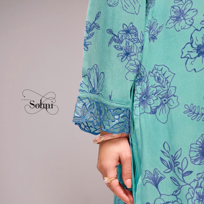 Kimora Sohni Elira Vol 89 Chinon Digital Print Embroidered Salwar Suit
