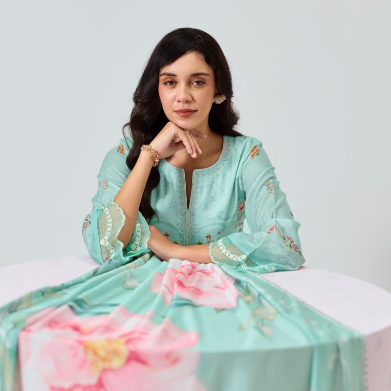 Kimora Sohni Nigaar Vol 91 Muslin Digital Print Embroidered Dress Material