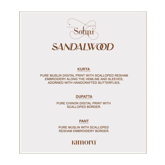 Kimora Sohni Sandalwood Vol 90 Muslin Embroidered Salwar Suit - Amrah Wholesale