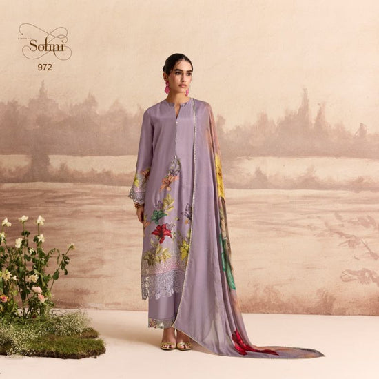 Kimora Sohni Sandalwood Vol 90 Muslin Embroidered Salwar Suit