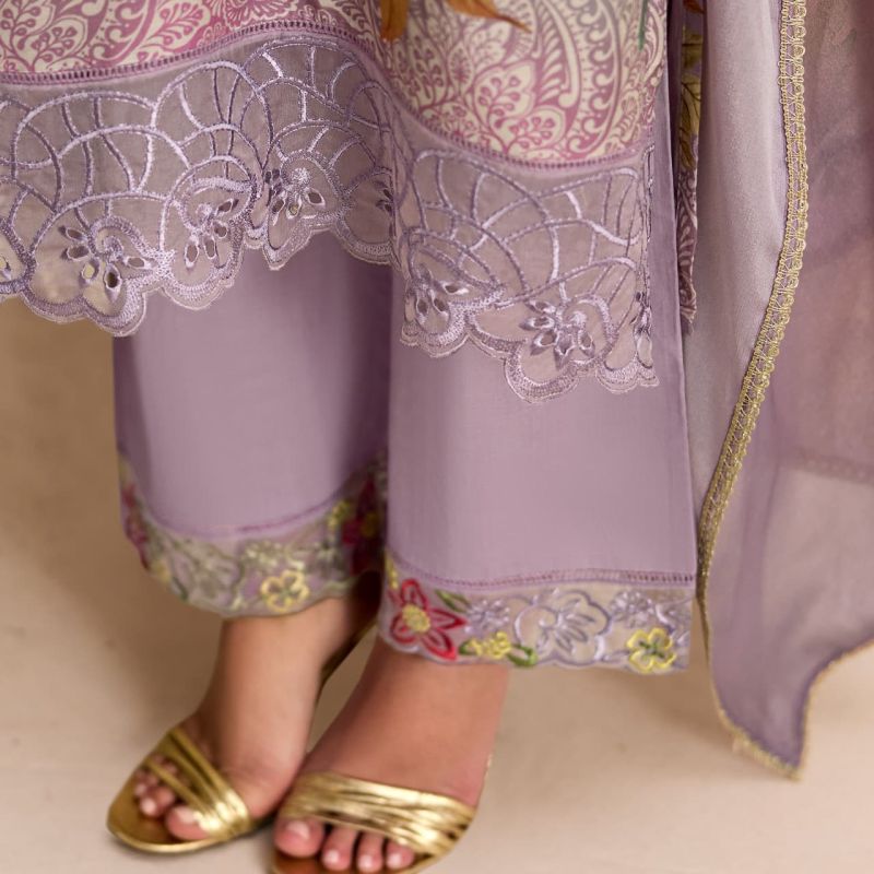 Kimora Sohni Sandalwood Vol 90 Muslin Embroidered Salwar Suit