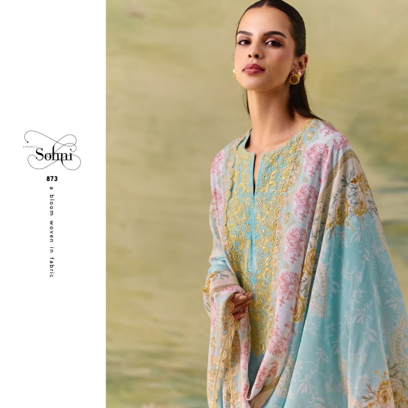 Kimora Sohni Season Vol 80 Muslin Digital Printed Salwar Suit Set